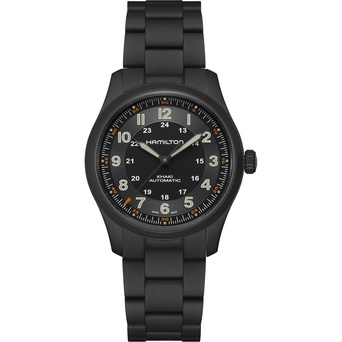 Men's watch / unisex  HAMILTON, Khaki Field Titanium Auto / 38mm, SKU: H70215130 | watchapproach.com
