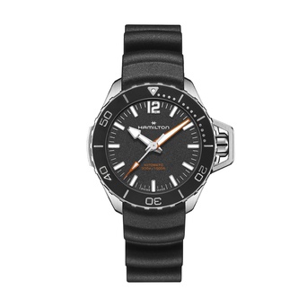 Men's watch / unisex  HAMILTON, Khaki Navy Frogman Auto / 41mm, SKU: H77455330 | watchapproach.com