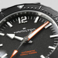 Men's watch / unisex  HAMILTON, Khaki Navy Frogman Auto / 41mm, SKU: H77455330 | watchapproach.com