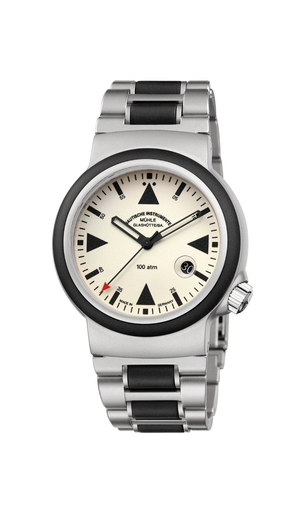 Men's watch / unisex  MÜHLE-GLASHÜTTE, S.A.R. Rescue-Timer / 42 mm, SKU: M1-41-08-MB | watchapproach.com