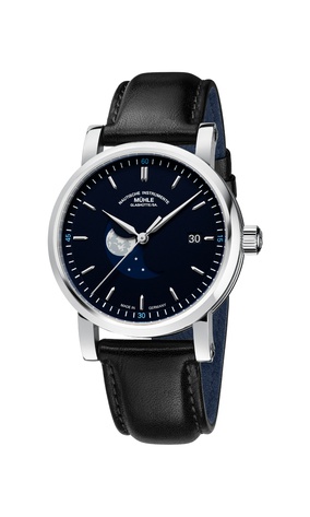 Men's watch / unisex  MÜHLE-GLASHÜTTE, Teutonia IV BlueMoon / 39 mm, SKU: M1-44-62-LB | watchapproach.com