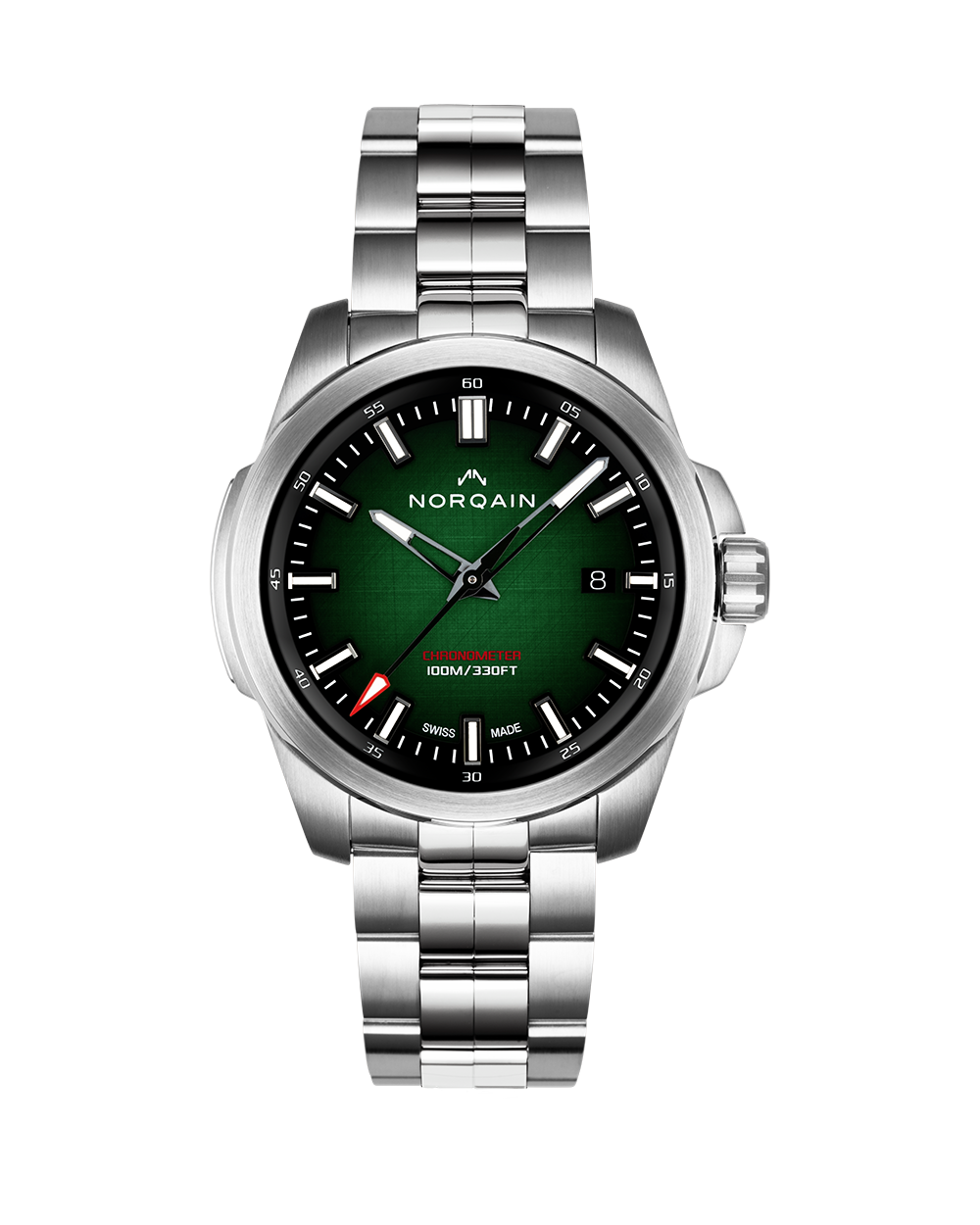 Men's watch / unisex  NORQAIN, Independence Green Gradient / 40mm, SKU: N3008S03A/ES301/150SI | watchapproach.com