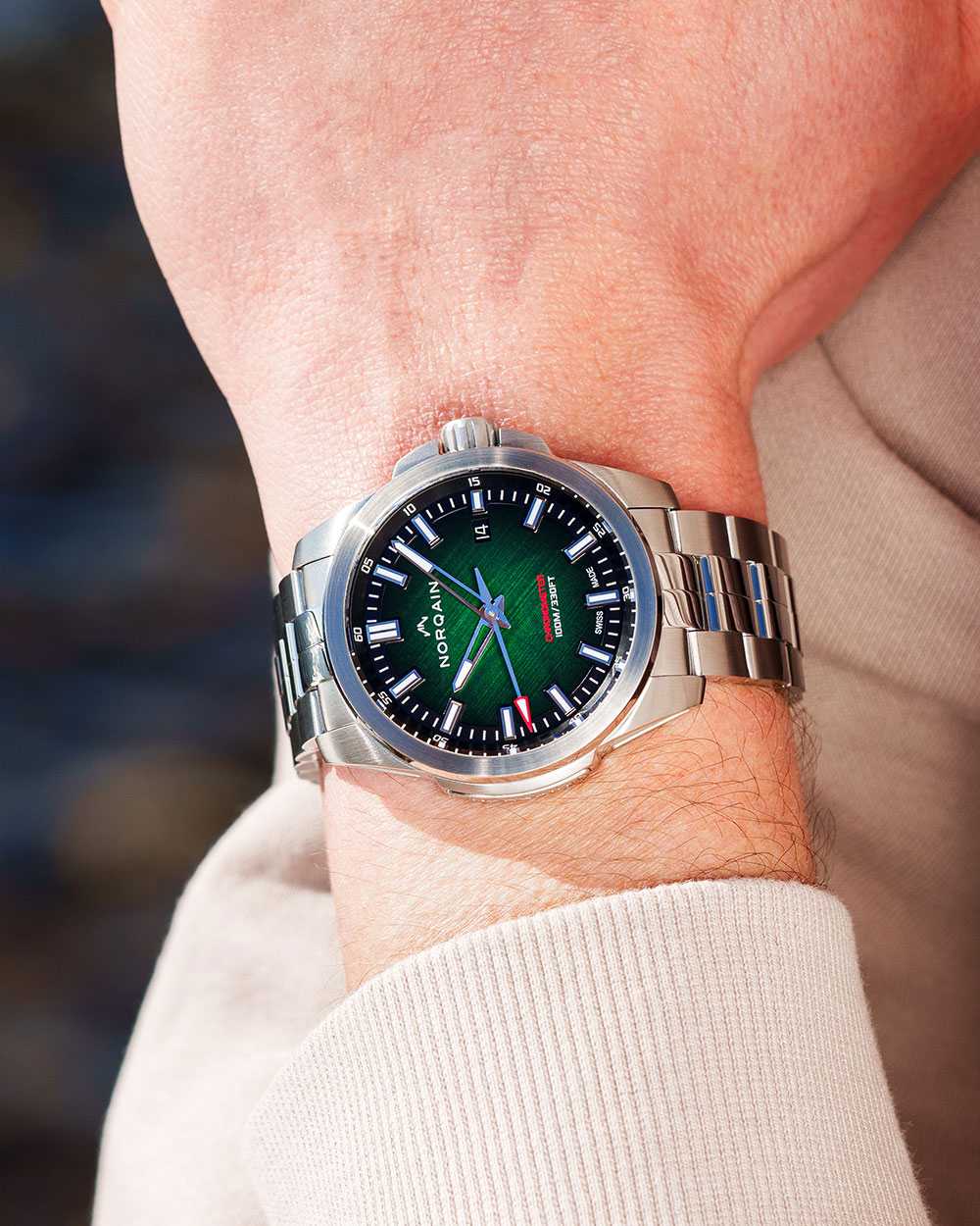 Men's watch / unisex  NORQAIN, Independence Green Gradient / 40mm, SKU: N3008S03A/ES301/150SI | watchapproach.com