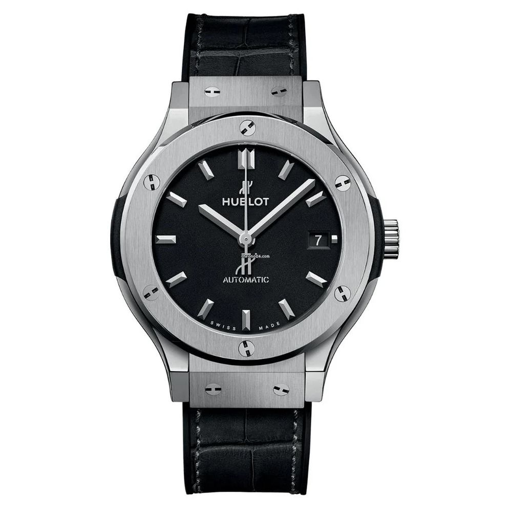 Men's watch / unisex  HUBLOT, Classic Fusion Titanium / 38mm, SKU: 565.NX.1470.LR | watchapproach.com