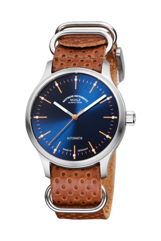 Men's watch / unisex  MÜHLE-GLASHÜTTE, Panova Blue / 40 mm, SKU: M1-40-72-LB-I | watchapproach.com