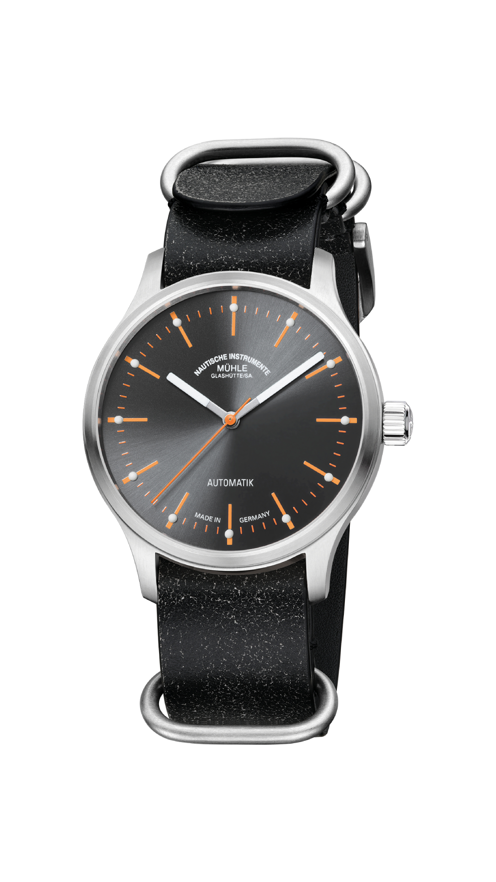 Men's watch / unisex  MÜHLE-GLASHÜTTE, Panova Grey / 40mm, SKU: M1-40-75-LB-III | watchapproach.com