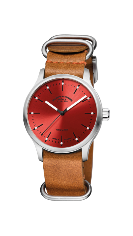 Men's watch / unisex  MÜHLE-GLASHÜTTE, Panova Red / 40mm, SKU: M1-40-78-LB-II | watchapproach.com