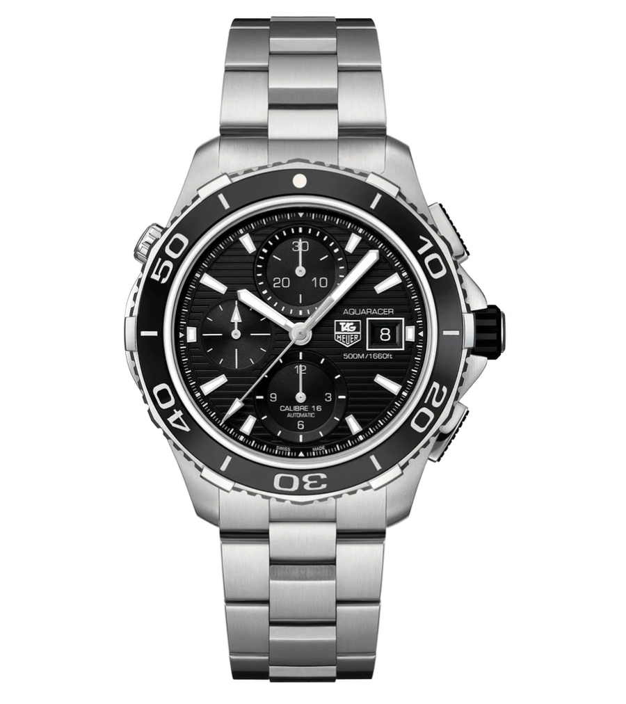 Men's watch / unisex  TAG HEUER, Aquaracer Chronograph D / 43mm, SKU: CAK2110.BA0833 | watchapproach.com