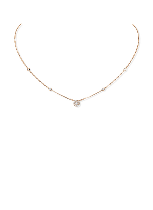 Joy XS Diamond Pink Gold Necklace