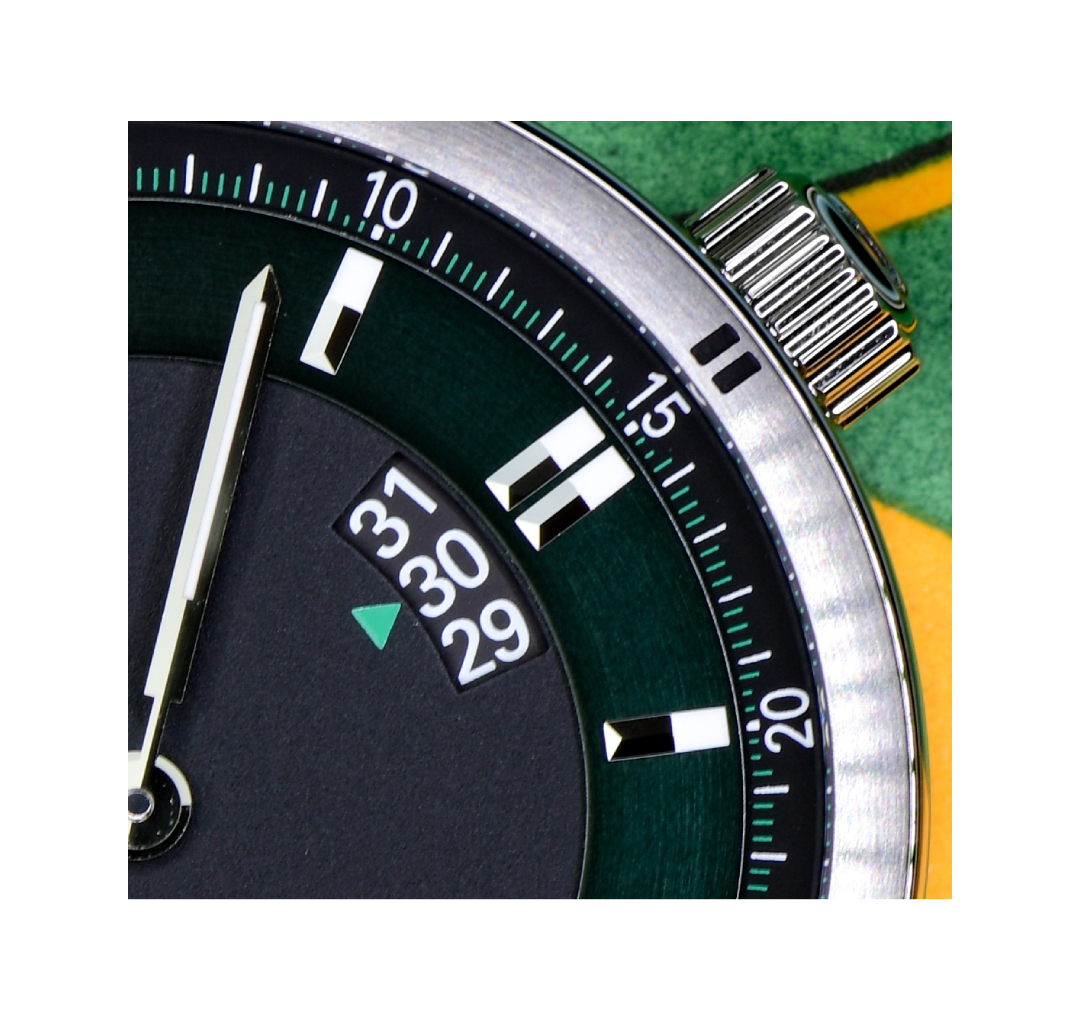 Men's watch / unisex  MÜHLE-GLASHÜTTE, Teutonia Sport II “Racing Green” / 41.6 mm, SKU: M1-29-74-LB-S | watchapproach.com