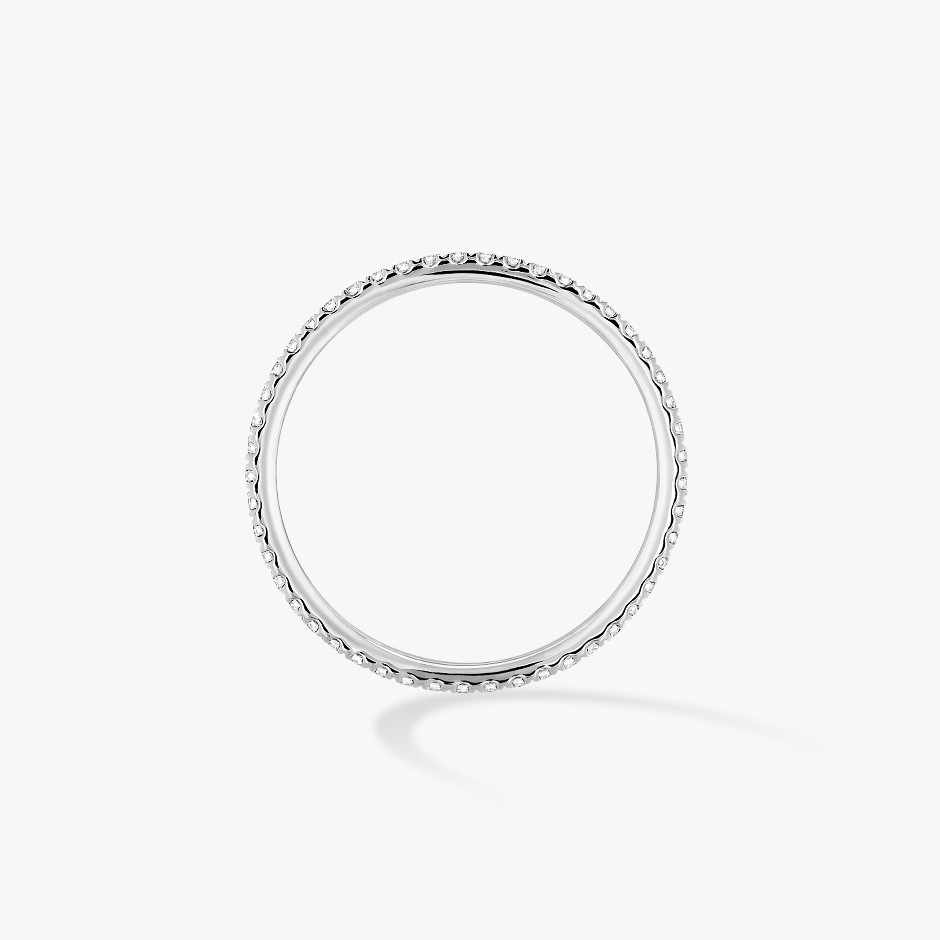 Women Jewellery  MESSIKA, Gatsby XS Diamond White Gold Wedding Ring, SKU: 05064-WG | watchapproach.com