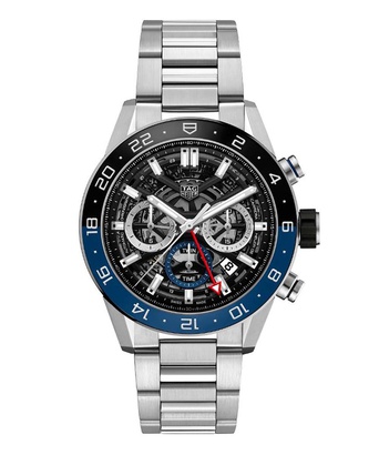Men's watch / unisex  TAG HEUER, Carrera GMT / 45mm, SKU: CBG2A1Z.BA0658 | watchapproach.com