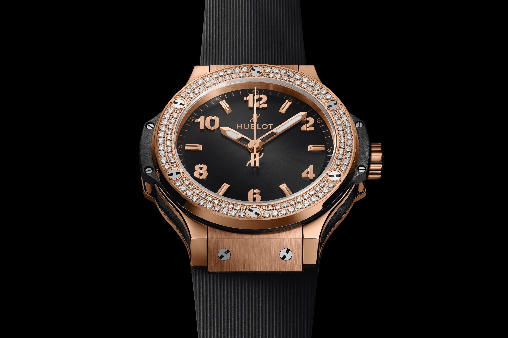 Men's watch / unisex  HUBLOT, Big Bang Gold Diamonds / 38mm, SKU: 361.PX.1280.RX.1104 | watchapproach.com