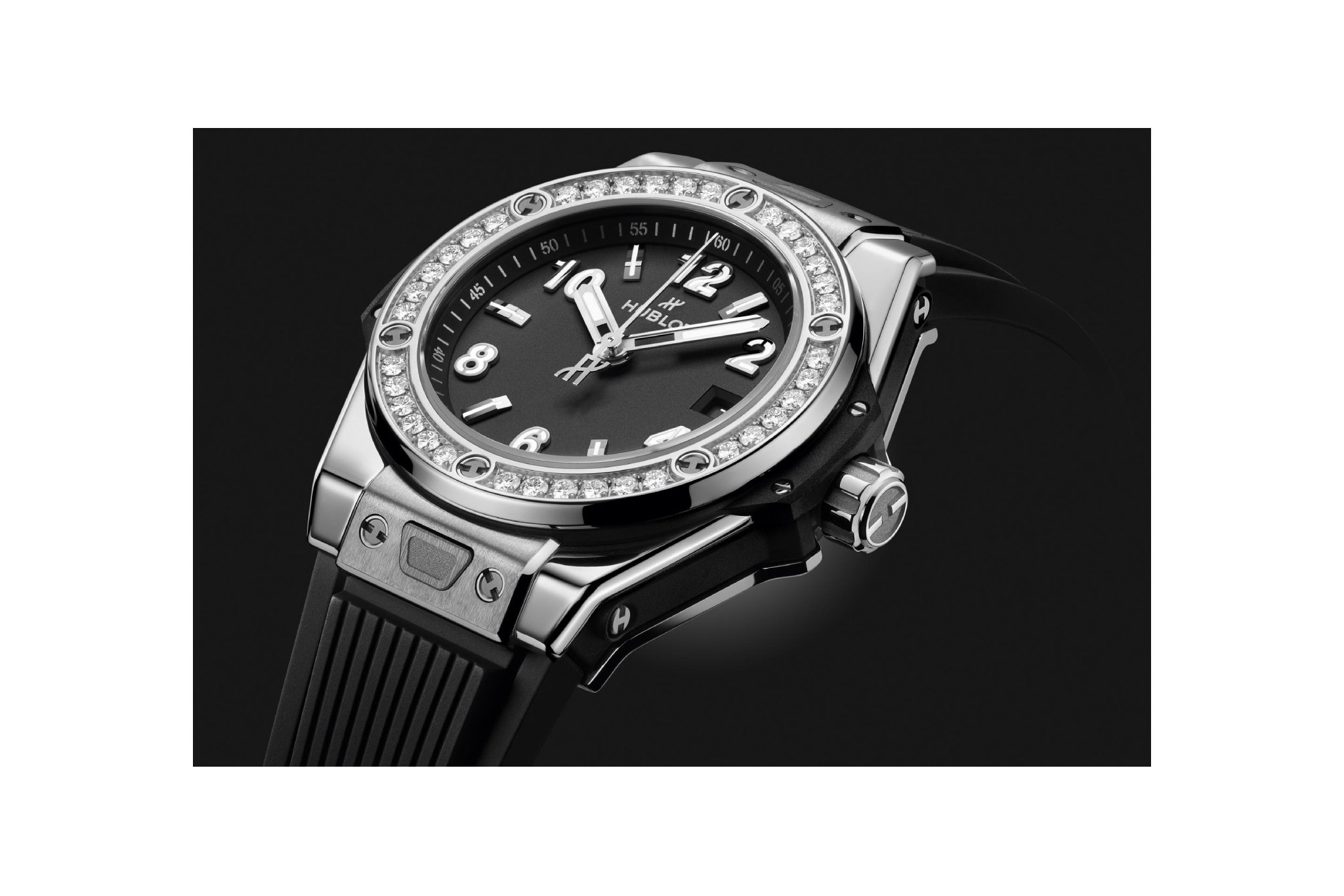 Ladies' watch  HUBLOT, Big Bang One Click Steel Diamonds / 33mm, SKU: 485.SX.1170.RX.1204 | watchapproach.com