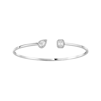 Women Jewellery  MESSIKA, My Twin Toi & Moi Thin Bangle Bracelet, SKU: 7222-WG | watchapproach.com