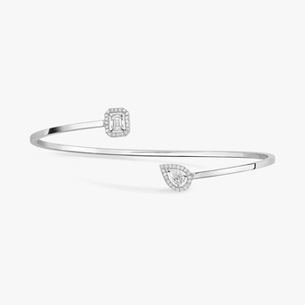 Women Jewellery  MESSIKA, My Twin Toi & Moi Thin Bangle Bracelet, SKU: 7222-WG | watchapproach.com