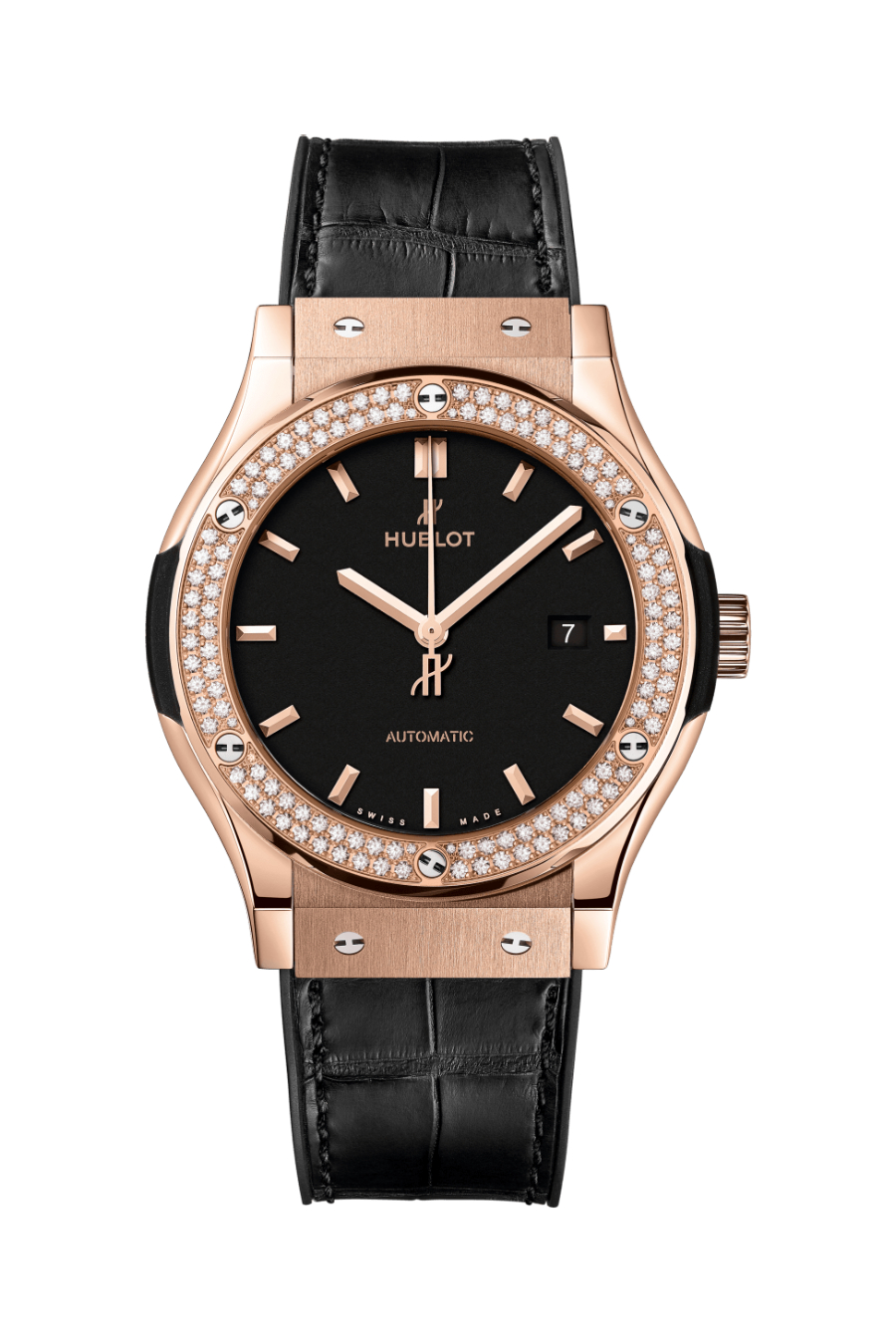 Men's watch / unisex  HUBLOT, Classic Fusion King Gold Diamonds / 42mm, SKU: 542.OX.1181.LR.1104 | watchapproach.com