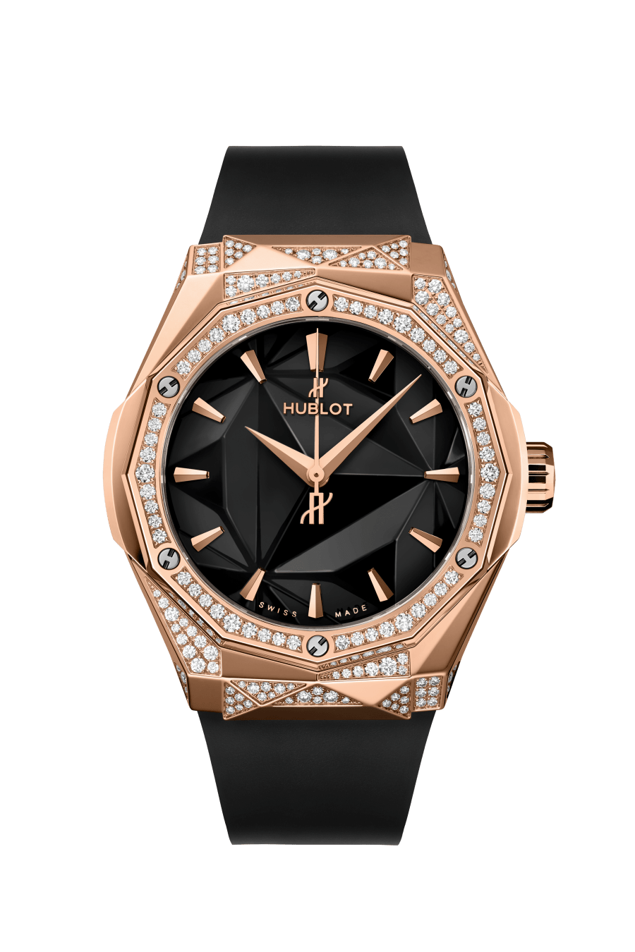 Men's watch / unisex  HUBLOT, Classic Fusion Orlinski King Gold Alternative Pave / 40mm, SKU: 550.OS.1800.RX.1804.ORL19 | watchapproach.com