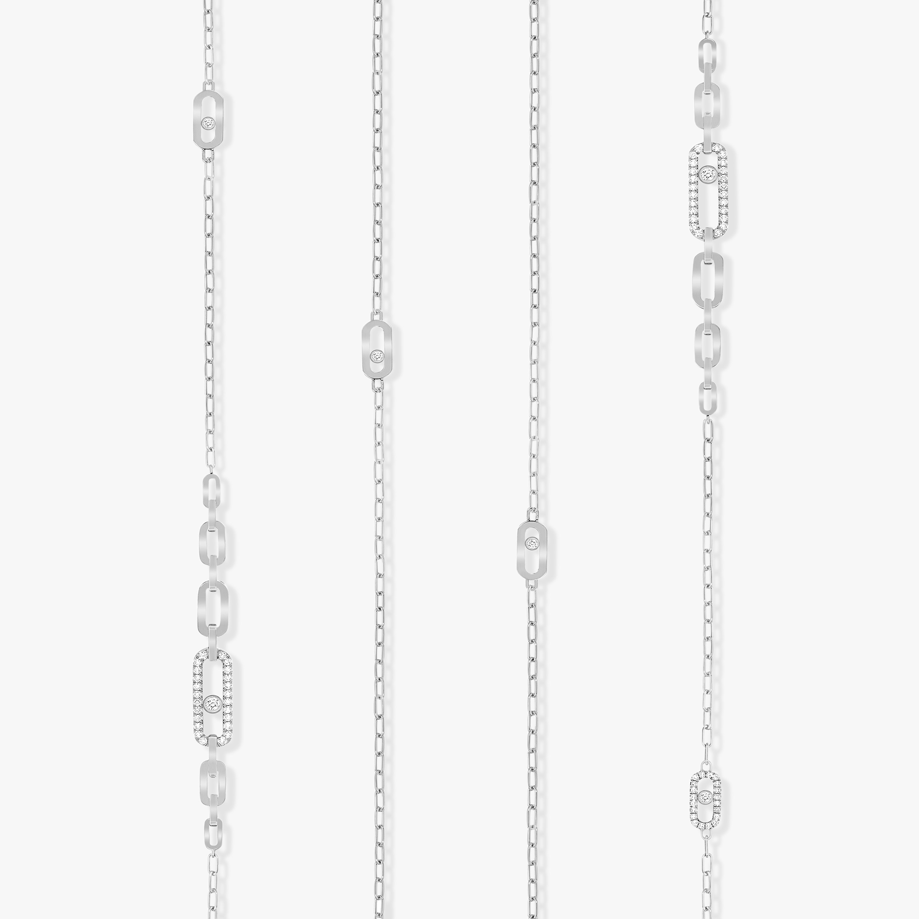 Women Jewellery  MESSIKA, Move Uno Long Necklace, SKU: 07170-WG | watchapproach.com