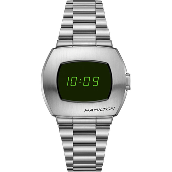 Men's watch / unisex  HAMILTON, American Classic PSR Digital Quartz / 40.8mm x 34.7mm, SKU: H52414131 | watchapproach.com