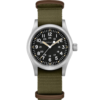 Men's watch / unisex  HAMILTON, Khaki Field Mechanical / 38mm, SKU: H69439931 | watchapproach.com