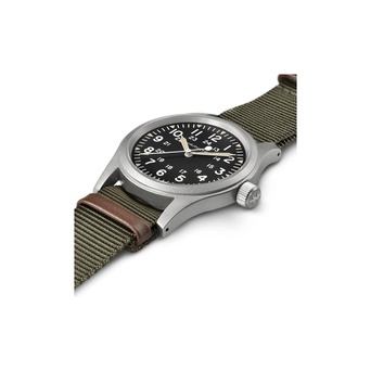 Men's watch / unisex  HAMILTON, Khaki Field Mechanical / 38mm, SKU: H69439931 | watchapproach.com