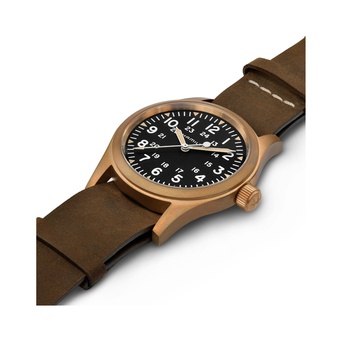 Men's watch / unisex  HAMILTON, Khaki Field Mechanical Bronze / 38mm, SKU: H69459530 | watchapproach.com