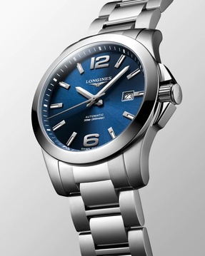 Men's watch / unisex  LONGINES, Conquest / 41mm, SKU: L3.777.4.99.6 | watchapproach.com