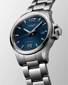 Men's watch / unisex  LONGINES, Conquest V.H.P. / 43mm, SKU: L3.726.4.96.6 | watchapproach.com