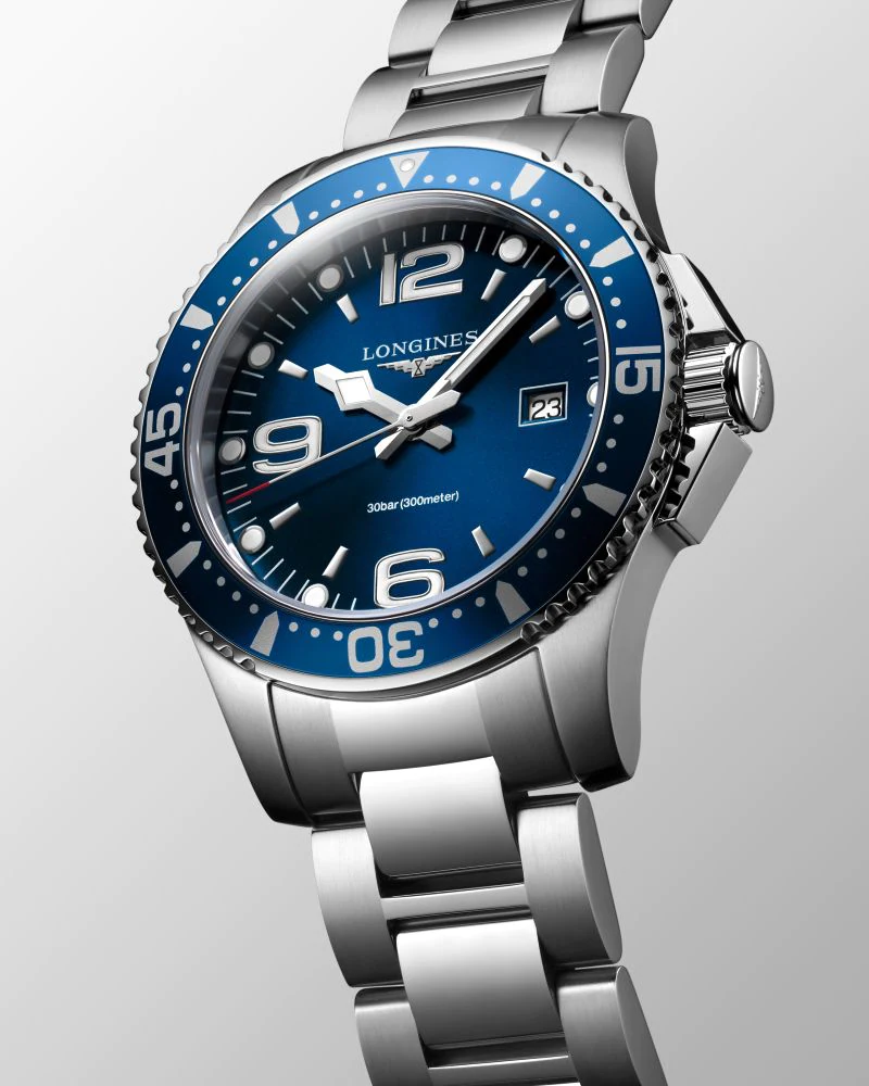 Men's watch / unisex  LONGINES, HydroConquest / 39mm, SKU: L3.730.4.96.6 | watchapproach.com
