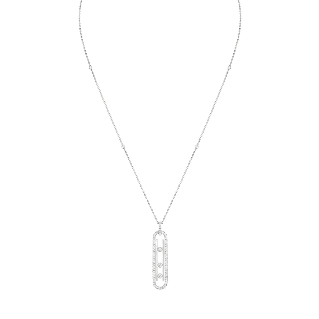 Women Jewellery  MESSIKA, Move 10TH PM Necklace, SKU: 10032-WG | watchapproach.com