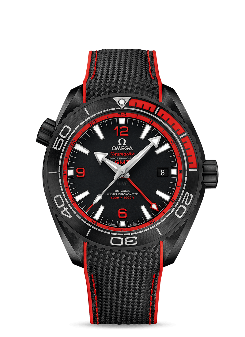 Men's watch / unisex  OMEGA, Seamaster Planet Ocean GMT Deep Black 600M / 45.5mm, SKU: 215.92.46.22.01.003 | watchapproach.com