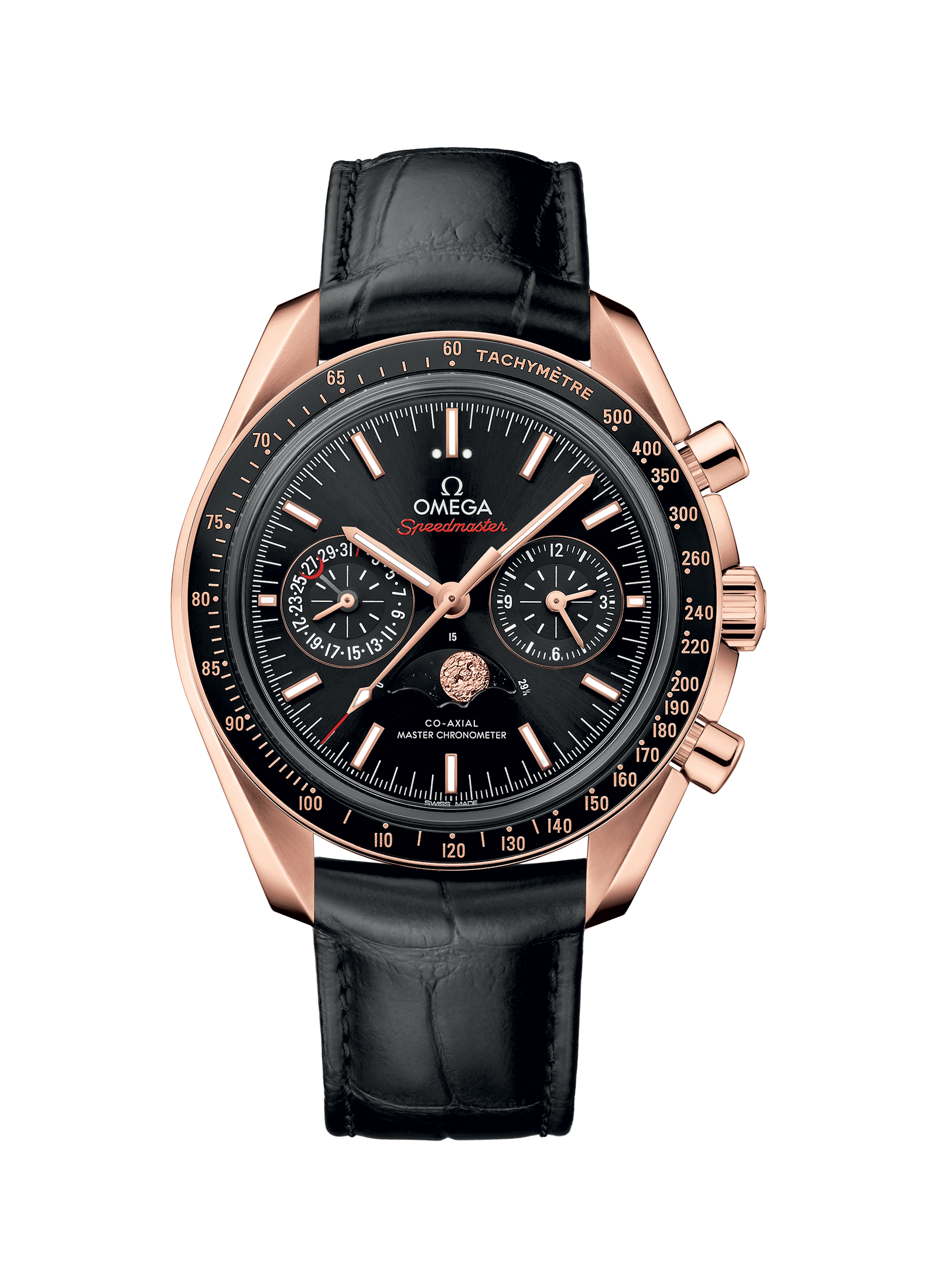 Men's watch / unisex  OMEGA, Speedmaster Moonphase Co Axial Master Chronometer Chronograph / 44.25mm, SKU: 304.63.44.52.01.001 | watchapproach.com