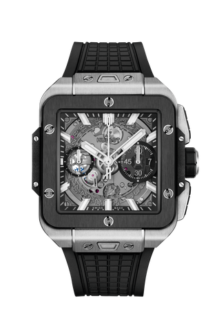 Men's watch / unisex  HUBLOT, Square Bang Unico Titanium Ceramic / 42mm, SKU: 821.NM.0170.RX | watchapproach.com